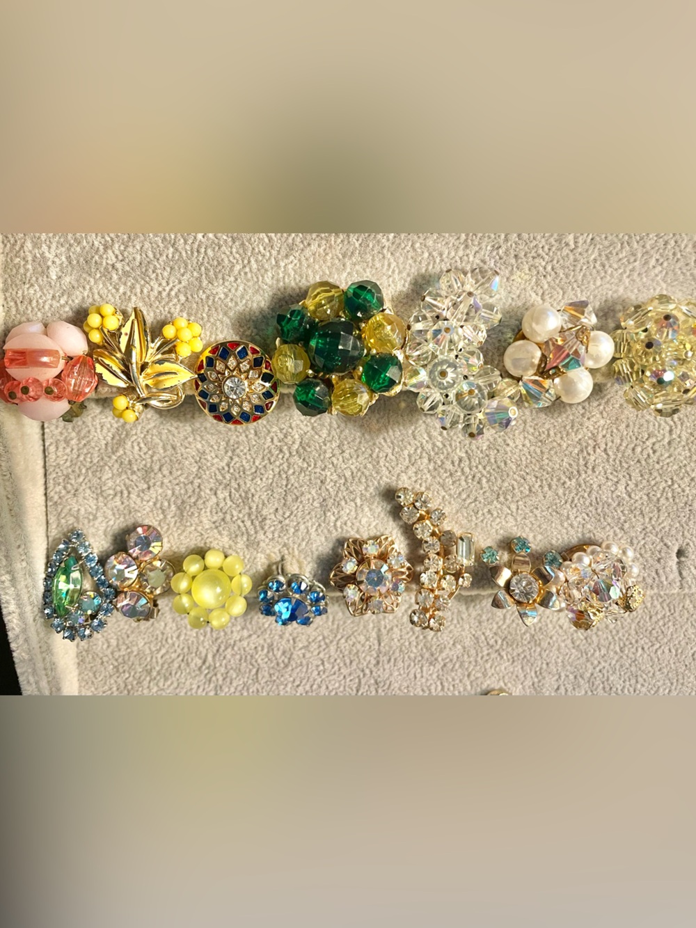 Collection of vintage earrings